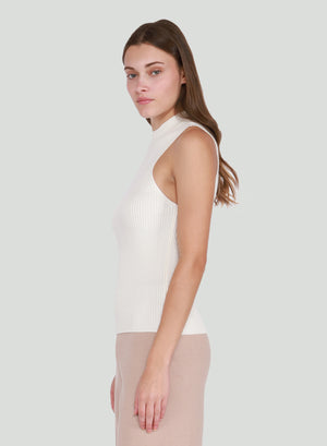 DEX RIB KNIT MOCK NECK SWEATER TANK