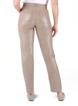 DEX PU STRAIGHT LEG TROUSER PANT